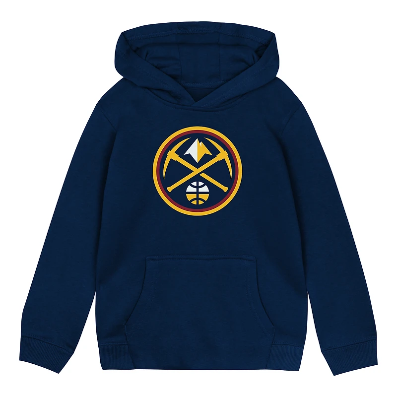 Toddler Outerstuff  Navy Denver Nuggets Primary Logo Hoodie