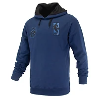 Sweat à capuche unisexe FISLL bleu marine Denver Nuggets Logoman Shadow Collection