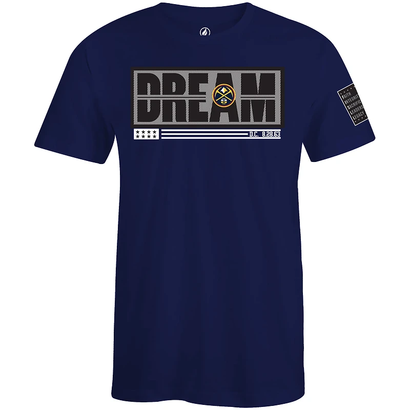 T-shirt unisexe FISLL x Black History Collection Denver Nuggets bleu