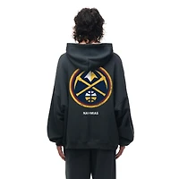Unisex Heather Black Denver Nuggets Miracle Academy x NBA Collection Vintage Sunfade Hoodie