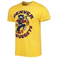 T-shirt triple mélange unisexe Hommage Gold Denver Nuggets Team Mascot