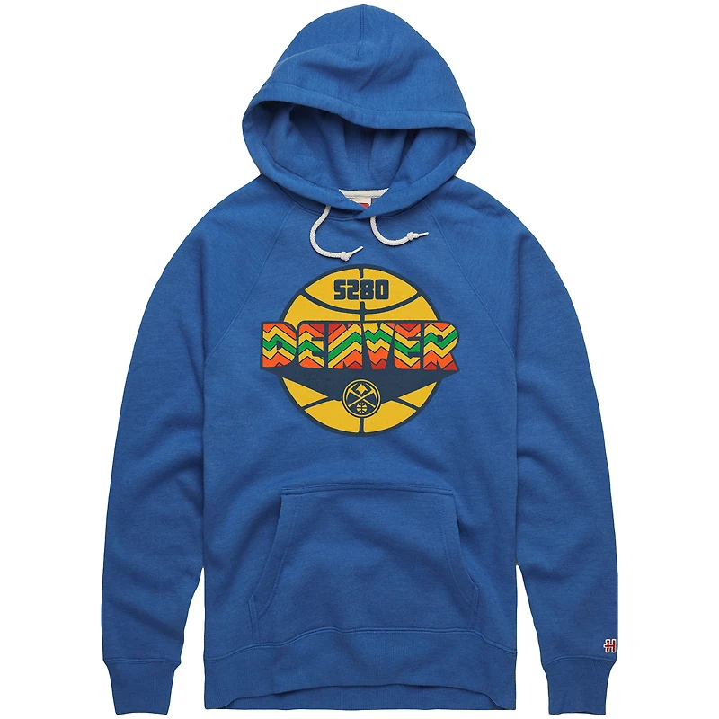 Sweat à capuche unisexe Hommage Royal Denver Nuggets Hometown Edition Tri-Blend