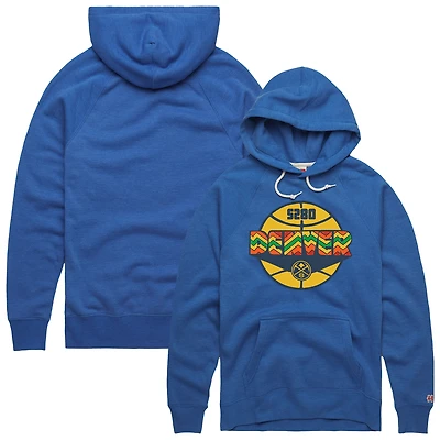 Sweat à capuche unisexe Hommage Royal Denver Nuggets Hometown Edition Tri-Blend