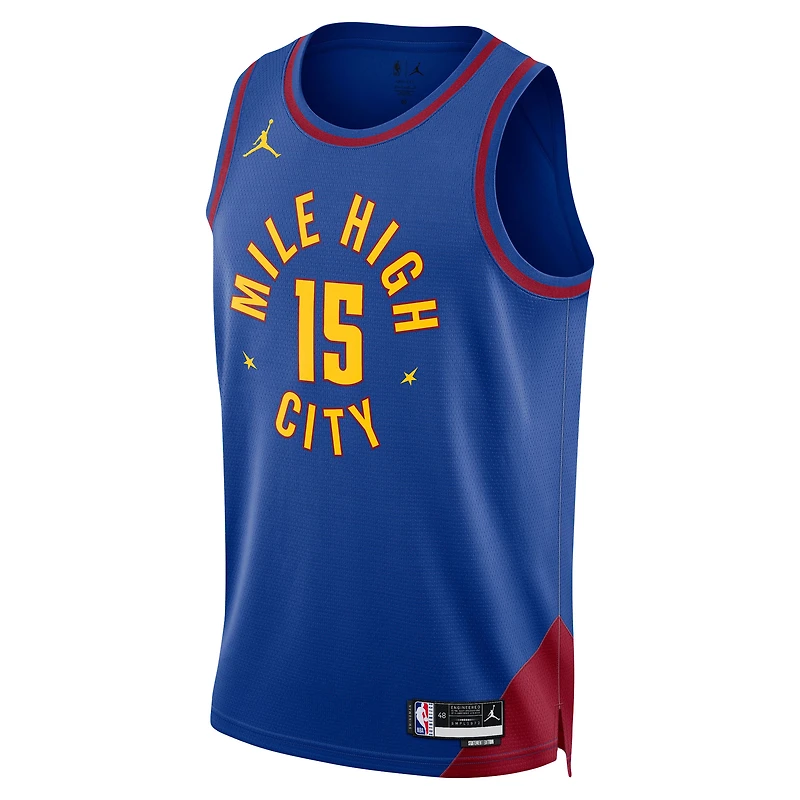 Unisexe Jordan Brand Nikola Jokic Blue Denver Nuggets Swingman Jersey - Statement Edition