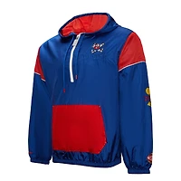 Unisex Mitchell & Ness  Royal Denver Nuggets Hardwood Classics Team OG 3.0 Anorak Half-Zip Windbreaker Jacket