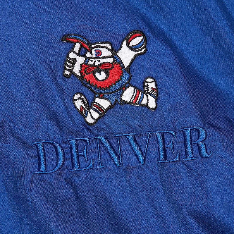 Unisex Mitchell & Ness  Royal Denver Nuggets Hardwood Classics Team OG 3.0 Anorak Half-Zip Windbreaker Jacket