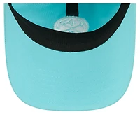 Casquette unisexe New Era turquoise Denver Nuggets Color Pack Ripstop classique décontractée ajustable