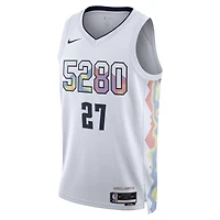 Unisex Nike Jamal Murray White Denver Nuggets 2024/25 Swingman Player Jersey - City Edition