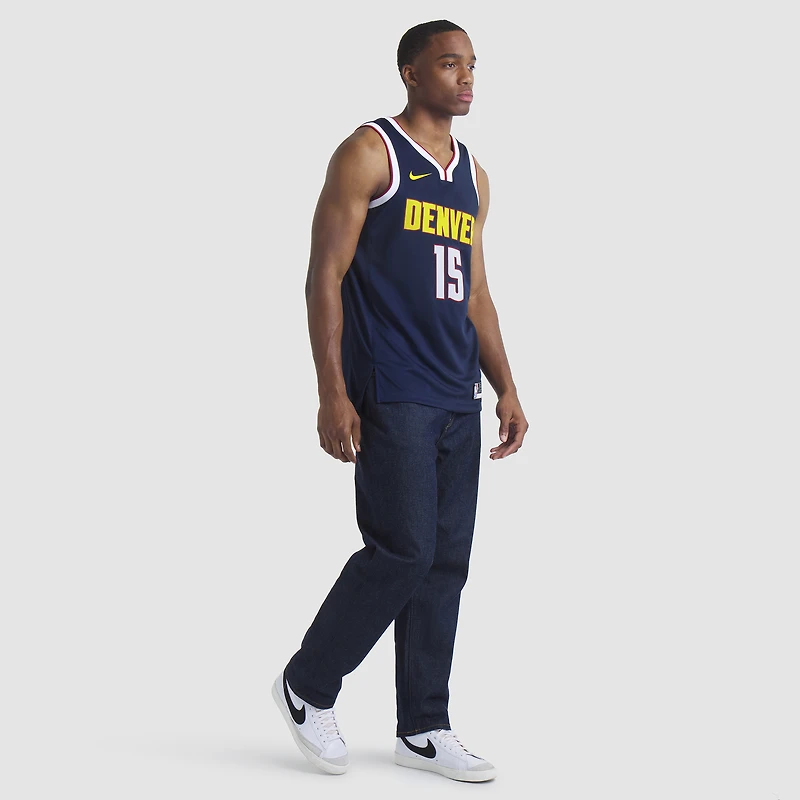 Maillot unisexe Nike Nikola Jokic bleu marine Denver Nuggets Swingman - Édition Icon