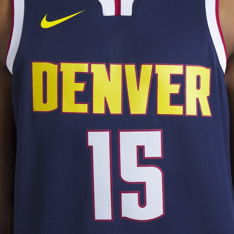 Maillot unisexe Nike Nikola Jokic bleu marine Denver Nuggets Swingman - Édition Icon