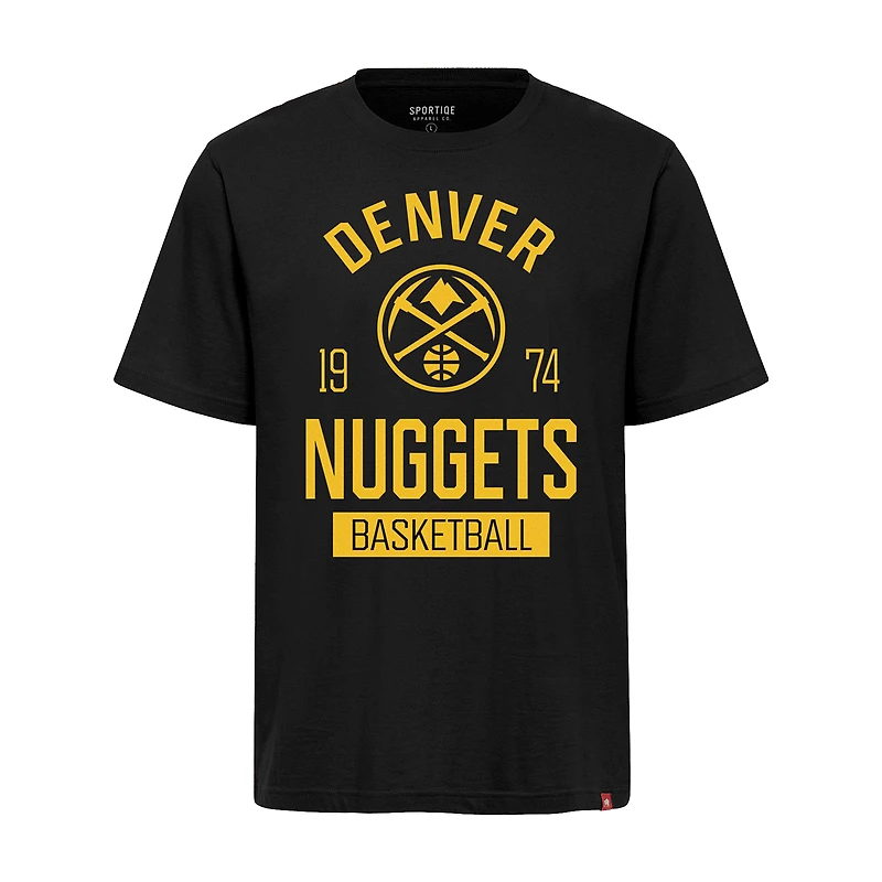 T-shirt unisexe Sportiqe noir premium Denver Nuggets Duke