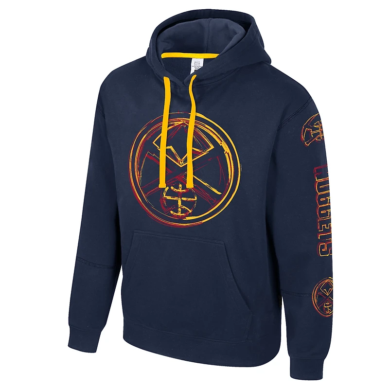 Unisex Stadium Essentials Navy Denver Nuggets Elementized Pullover Hoodie