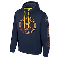 Unisex Stadium Essentials Navy Denver Nuggets Elementized Pullover Hoodie