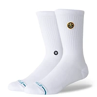 Chaussettes unisexes Stance Denver Nuggets à motif crête en maille.