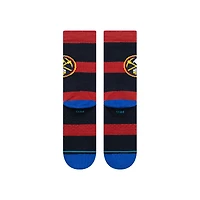 Chaussettes unisexes Stance Denver Nuggets Prep Stripe Crew