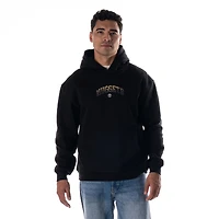 Sweat à capuche unisexe The Wild Collective noir Denver Nuggets Splatter Premium