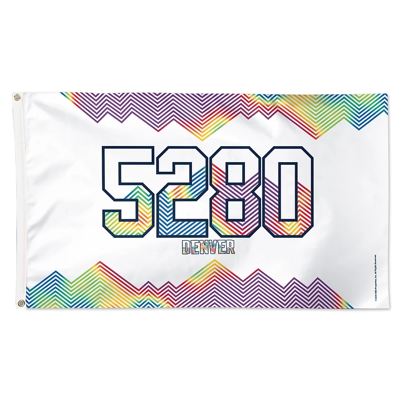 WinCraft Denver Nuggets 2024/25 City Edition One-Sided 3' x 5' Deluxe Flag