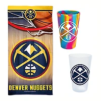 Pack d'accessoires pour la journée à la plage WinCraft Denver Nuggets