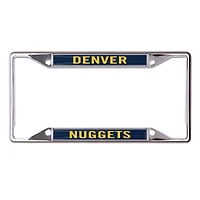 Cadre de plaque d'immatriculation en métal imprimé WinCraft Denver Nuggets