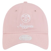 Women's New Era  Pink Denver Nuggets Gameday Preppy 9TWENTY Adjustable Hat
