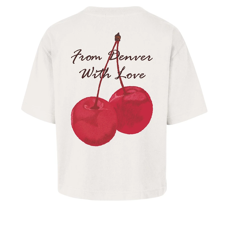 T-shirt femme '47 Cream Denver Nuggets Love Letter Reed City