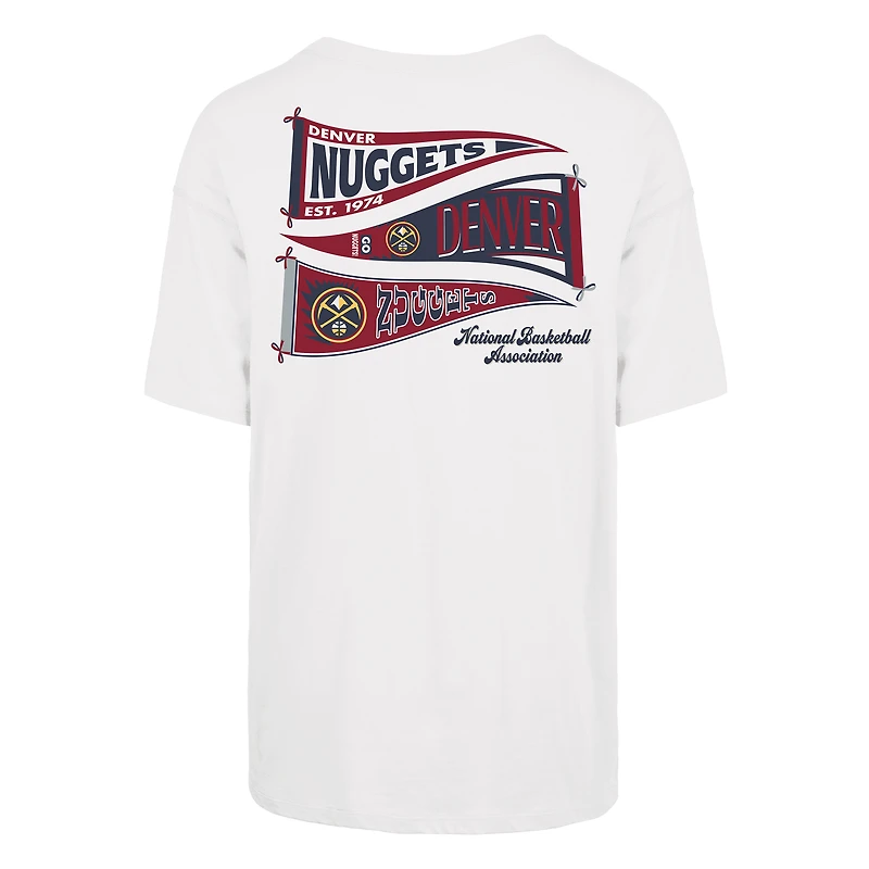 T-shirt Sadie blanc Denver Nuggets '47 pour femmes