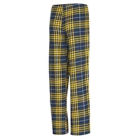 Women's Concepts Sport  Navy/Gold Denver Nuggets Vector T-Shirt & Flannel Pants Sleep Set