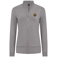 Veste zippée intégrale Shine grise des Denver Nuggets pour femme Levelwear