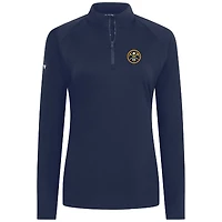 Women's Levelwear Navy Denver Nuggets Flex Insignia 2.0 Quarter-Zip Top