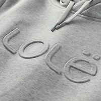 Sweat à capuche gris pour femme avec logo des Denver Nuggets