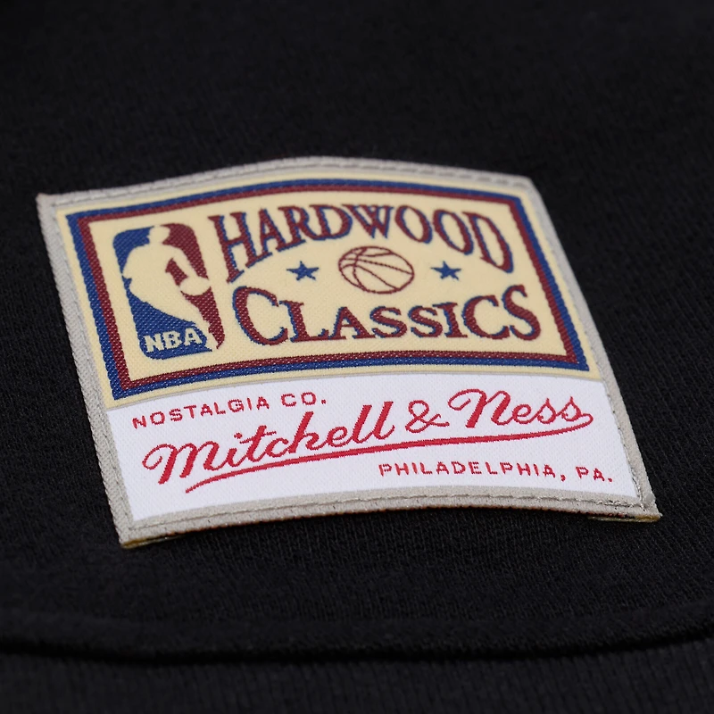 Sweat-shirt léger Mitchell & Ness noir Denver Nuggets Hardwood Classics pour femme