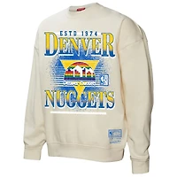 Sweat-shirt à capuche Denver Nuggets Oversprayed de Mitchell & Ness pour femme