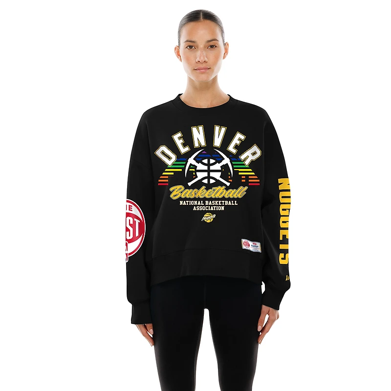 Women's New Era Black Denver Nuggets 2025/26 City Edition Sweatshirt