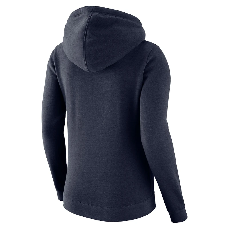 Women's Nike Navy Denver Nuggets 2024/25 City Edition Essential Club Pullover Hoodie