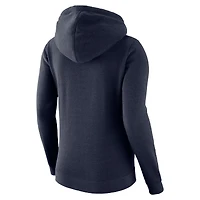 Women's Nike Navy Denver Nuggets 2024/25 City Edition Essential Club Pullover Hoodie