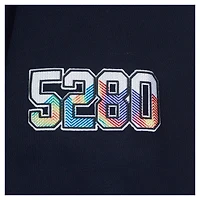 Sweat à capuche court Pro Standard bleu marine Denver Nuggets 2024/25 City Edition pour femme