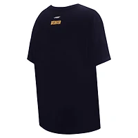 Women's Pro Standard Navy Denver Nuggets Script Boyfriend T-Shirt