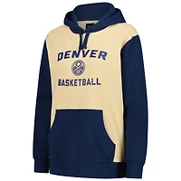 Women's Stadium Essentials Cream Denver Nuggets Rafters Road Trip Hoodie