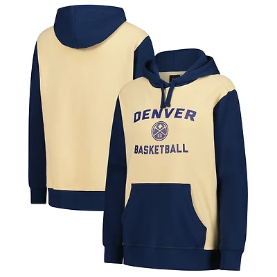 Women's Stadium Essentials Cream Denver Nuggets Rafters Road Trip Hoodie