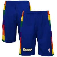 Short Swingman bleu des Denver Nuggets Mitchell & Ness pour jeunes
