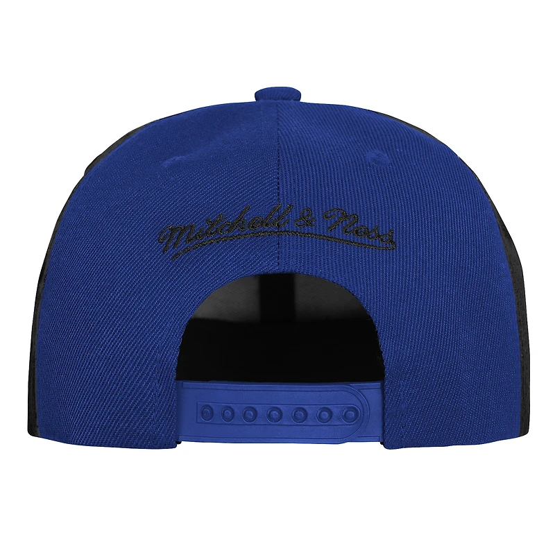 Casquette snapback Mitchell & Ness noire pour enfant, mascotte des Denver Nuggets