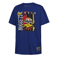 T-shirt rétro des années 90 pour jeunes, Mitchell & Ness Royal Denver Nuggets