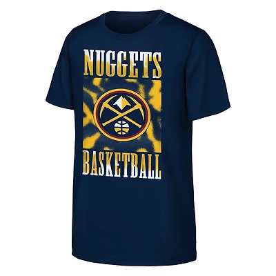 T-shirt pour jeunes Denver Nuggets Garage Hero de la marine