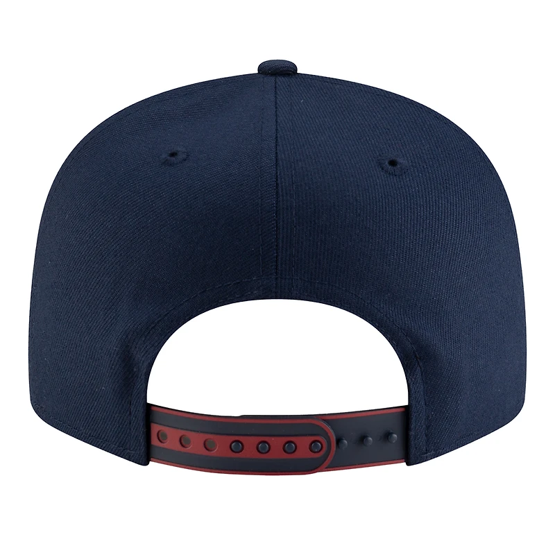 Casquette snapback New Era 9FIFTY blanche et marine Denver Nuggets 2025 NBA Tip Off Split Panel pour jeunes