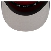 Youth New Era  White/Navy Denver Nuggets 2025 NBA Tip Off Split Panel 9FIFTY Snapback Hat