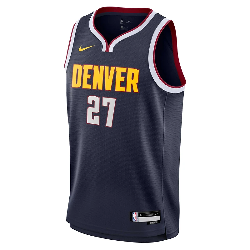 Maillot Nike Swingman pour jeunes Jamal Murray bleu marine Denver Nuggets - Édition Icon