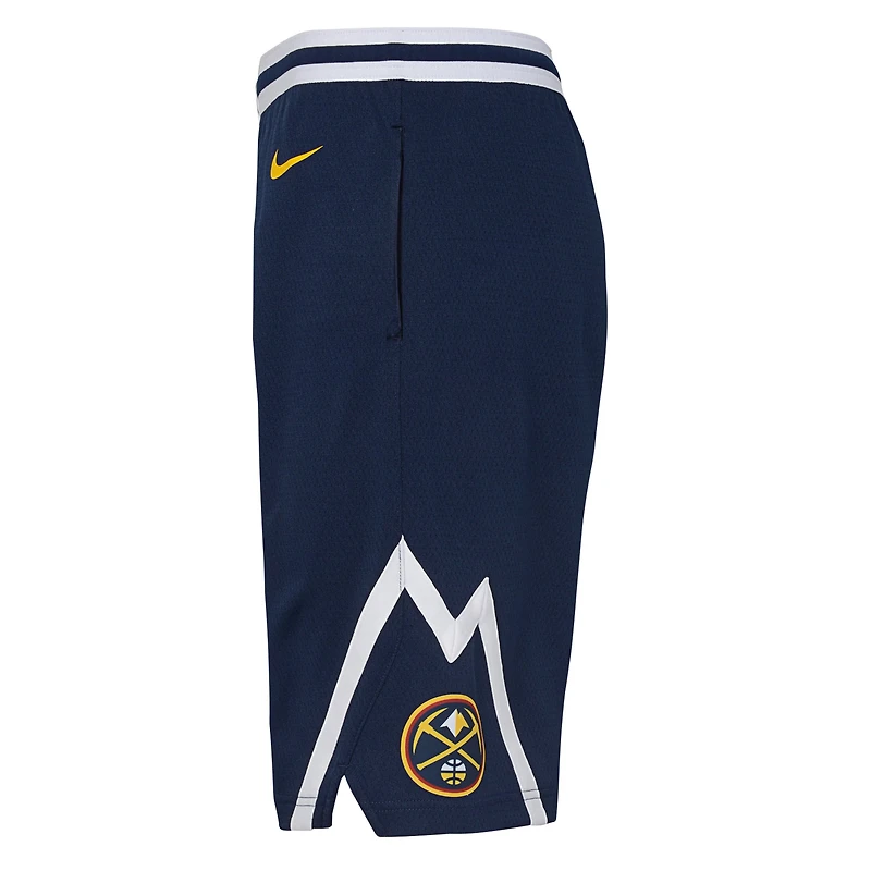 Youth Nike Navy Denver Nuggets Swingman Performance Shorts – Icon Edition