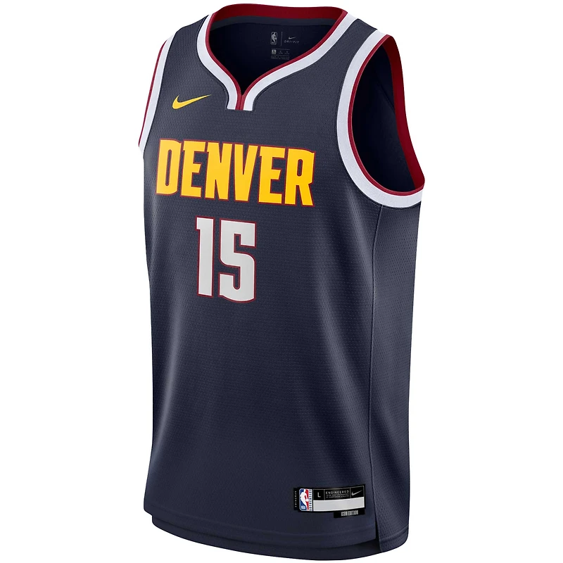 Youth Nike Nikola Jokic Navy Denver Nuggets Swingman Jersey - Icon Edition