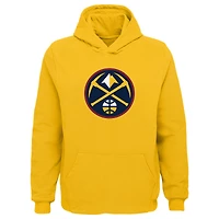 Youth Navy Denver Nuggets Primary Logo Pullover Hoodie