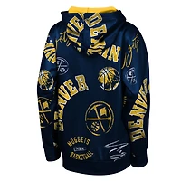 Sweat à capuche bleu marine Denver Nuggets Moving Violation pour jeunes Outerstuff